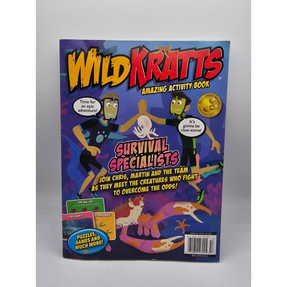 Wild Kratts magazine titled Survival Specialists